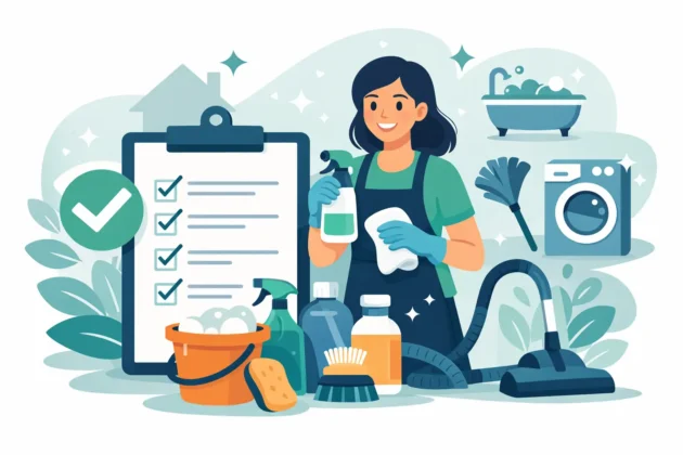 A Weekly Domestic Cleaning Checklist That Works 8 A Weekly Domestic Cleaning Checklist That Works