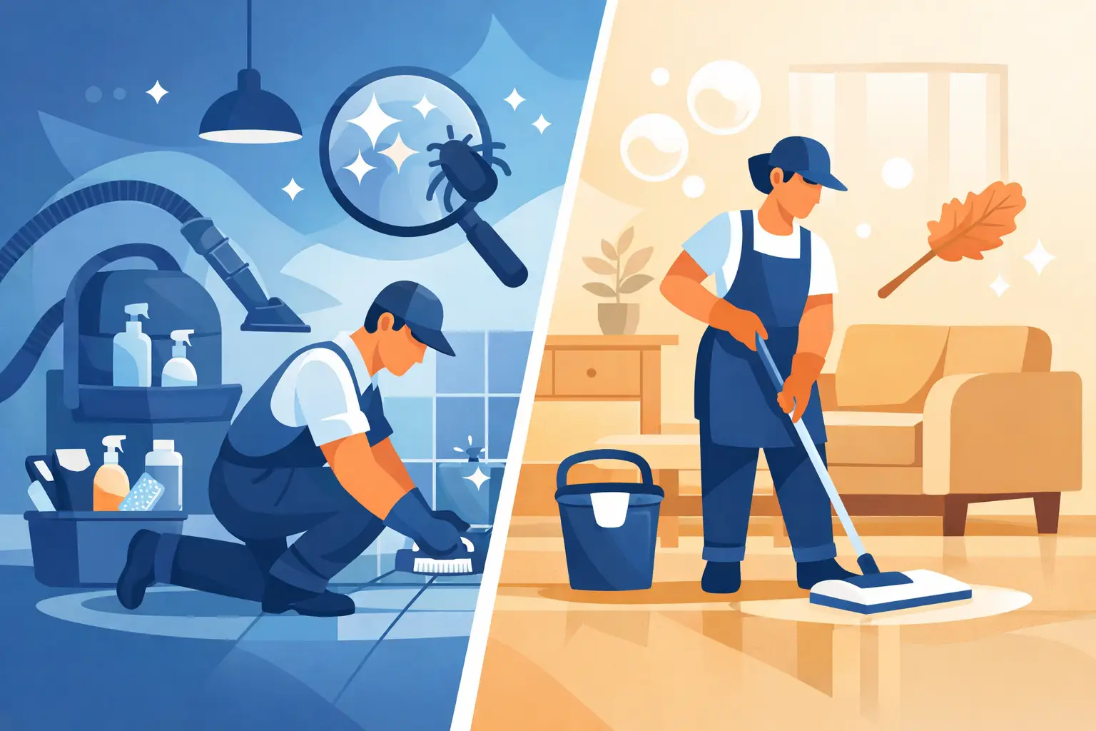 Deep Cleaning vs Regular Cleaning Explained