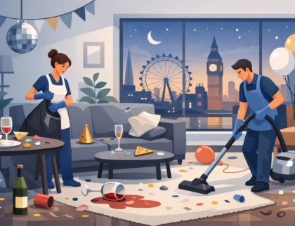After Party Cleaning Service in London