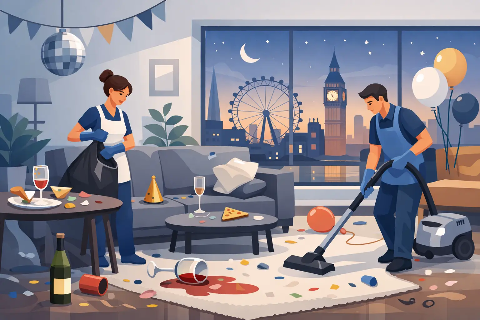 After Party Cleaning Service in London