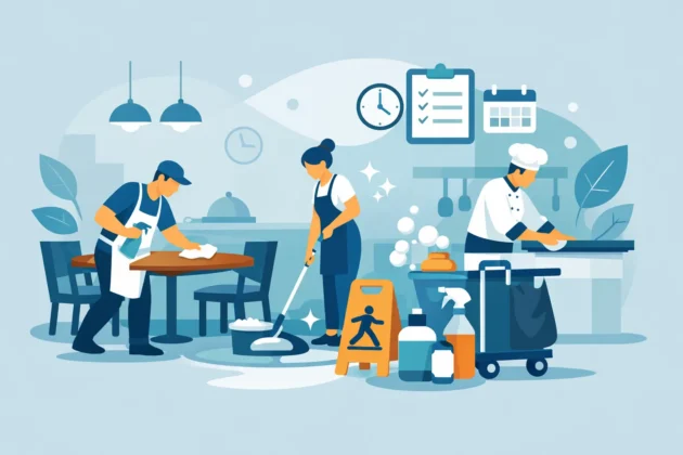 Restaurant Cleaning Frequency Guide 4 Restaurant Cleaning Frequency Guide