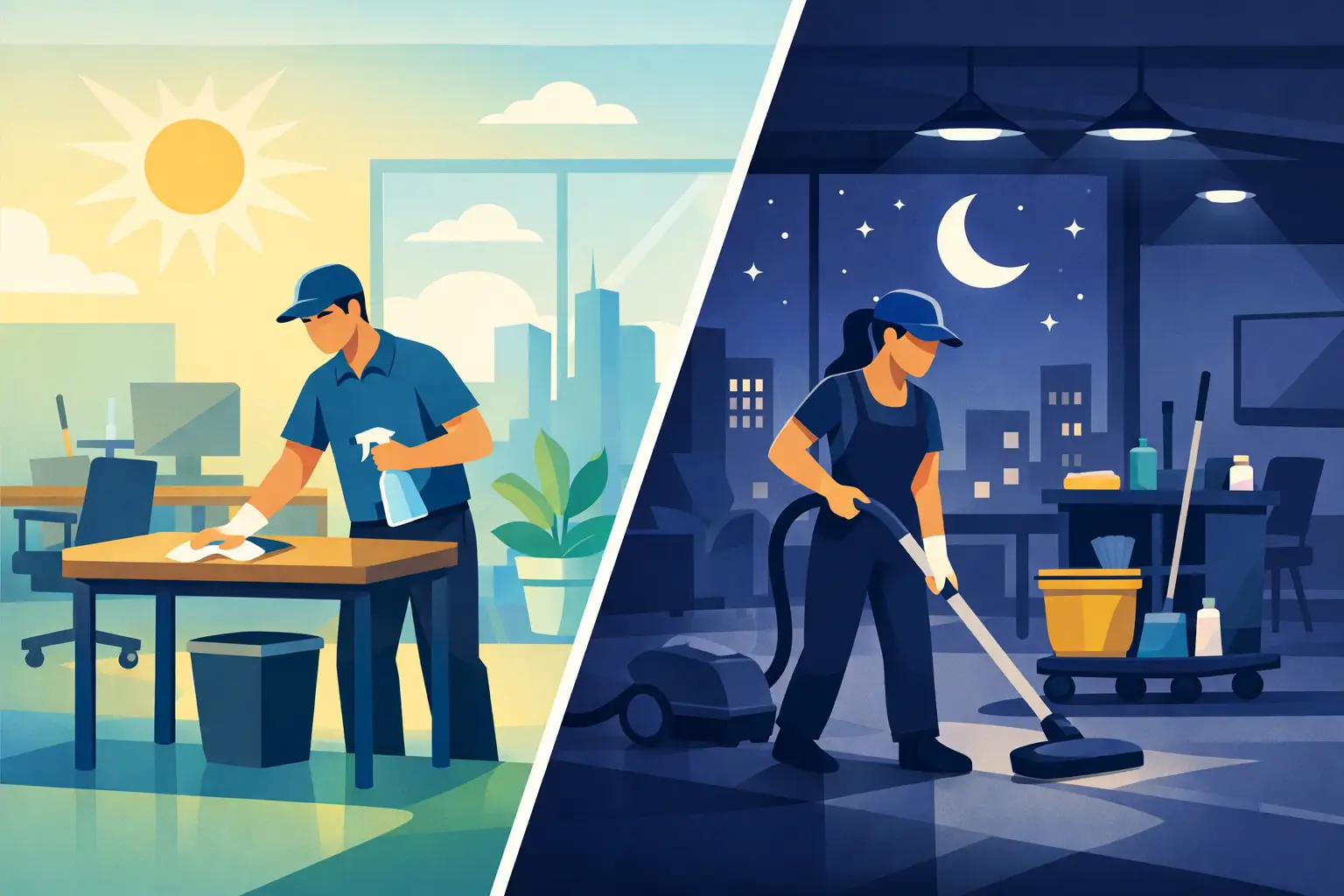 Day Porter vs Nightly Cleaning: Which Fits?
