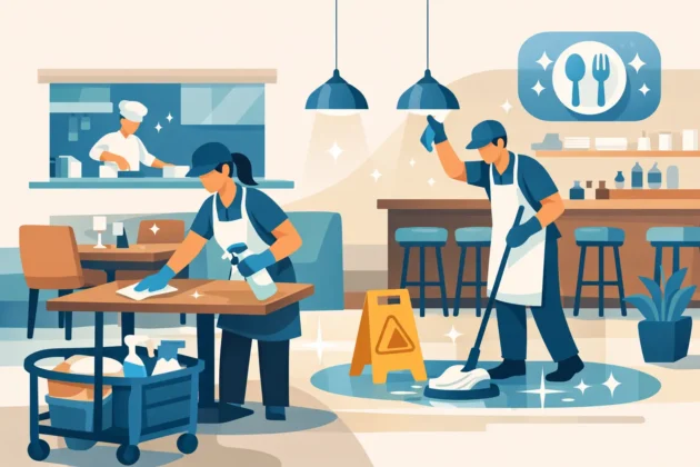 Restaurant Cleaning Example for Daily Hygiene 2 Restaurant Cleaning Example for Daily Hygiene