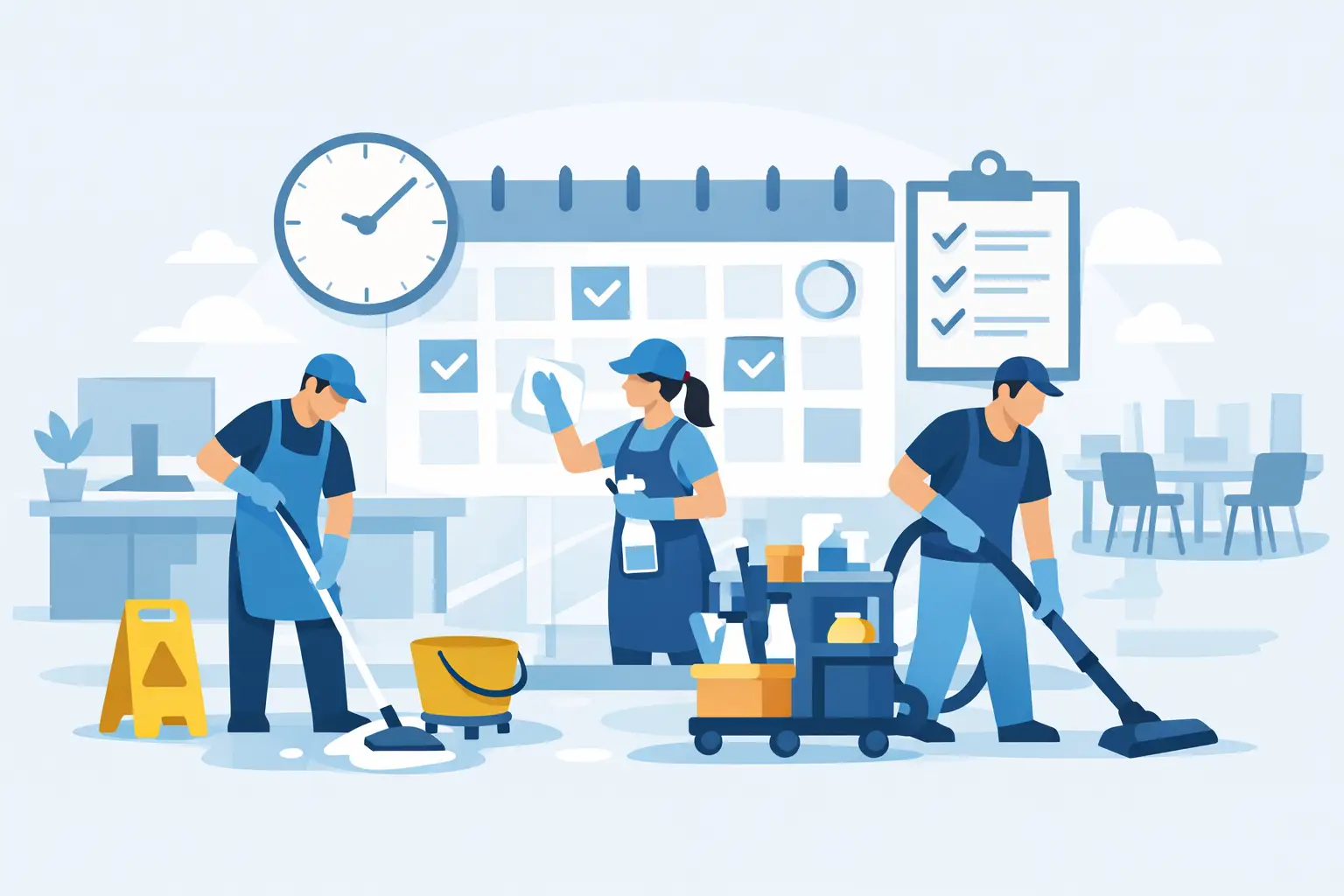 A Guide to Commercial Cleaning Schedules 1 A Guide to Commercial Cleaning Schedules