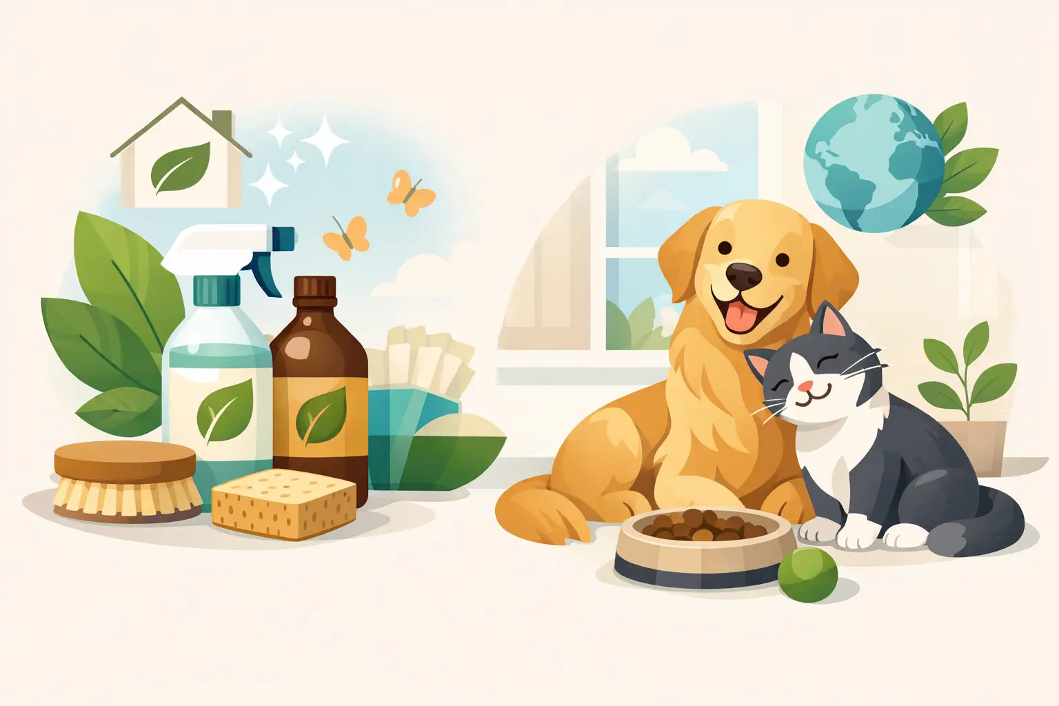 Is Eco Cleaning Safe for Pets? What Matters 1 Is Eco Cleaning Safe for Pets? What Matters