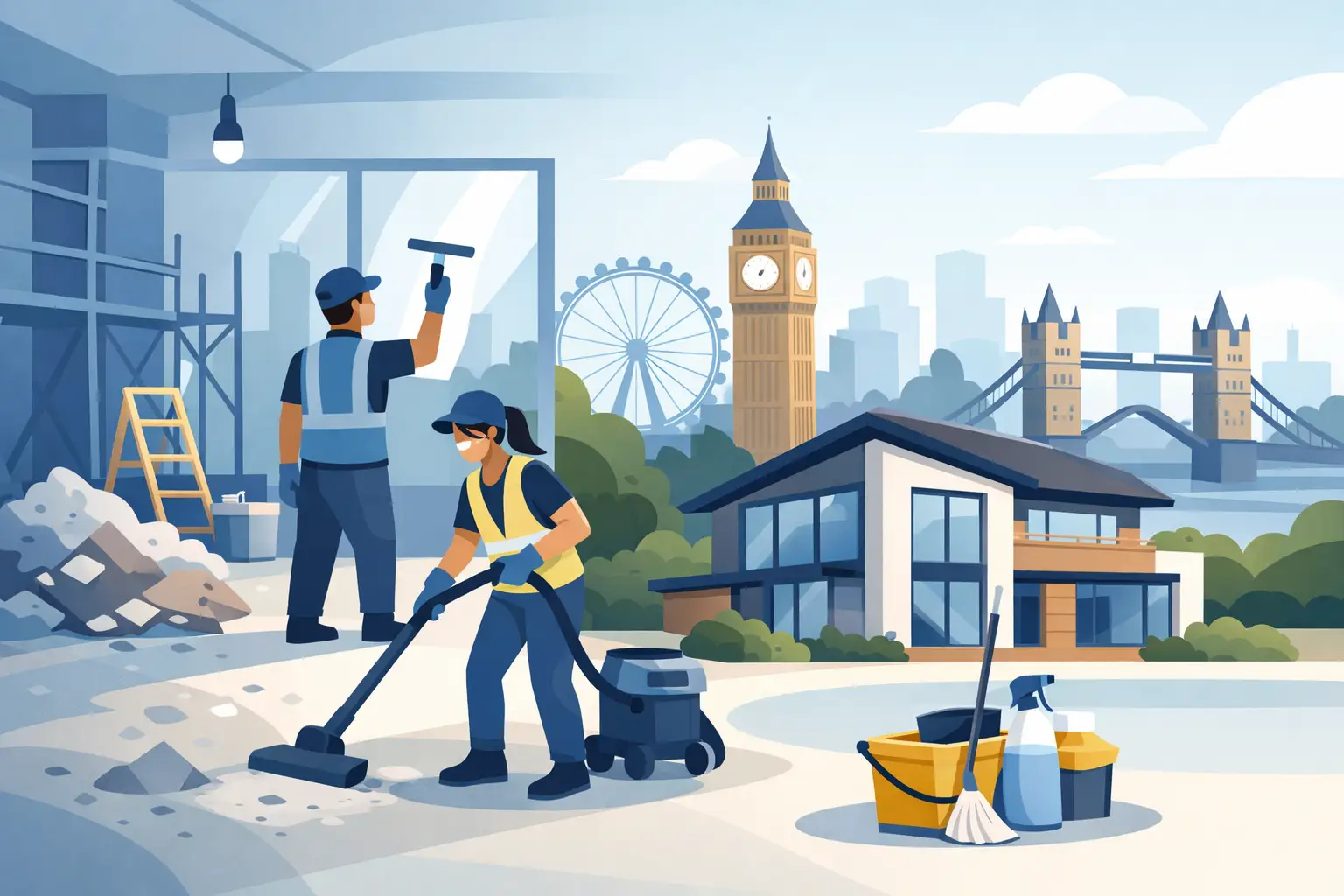 Who Needs Post Construction Cleaning in London?