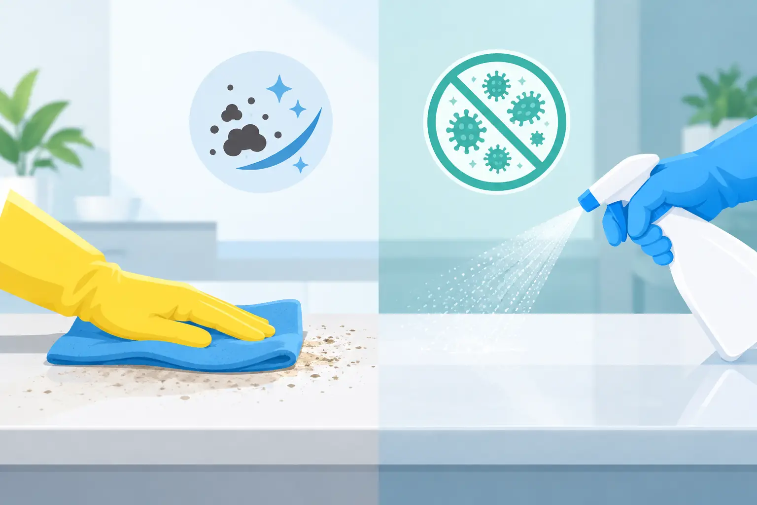 Does Cleaning Disinfect? The Practical Difference 1 Does Cleaning Disinfect? The Practical Difference