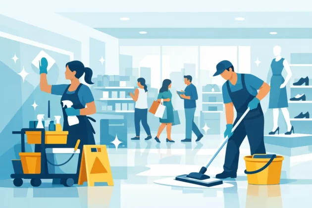 Shop Cleaning for High Footfall: Keep Standards High 6 Shop Cleaning for High Footfall: Keep Standards High