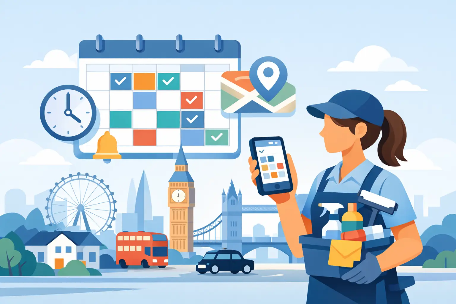 Smart Scheduling for Cleaners That Fits London Life 1 Smart Scheduling for Cleaners That Fits London Life
