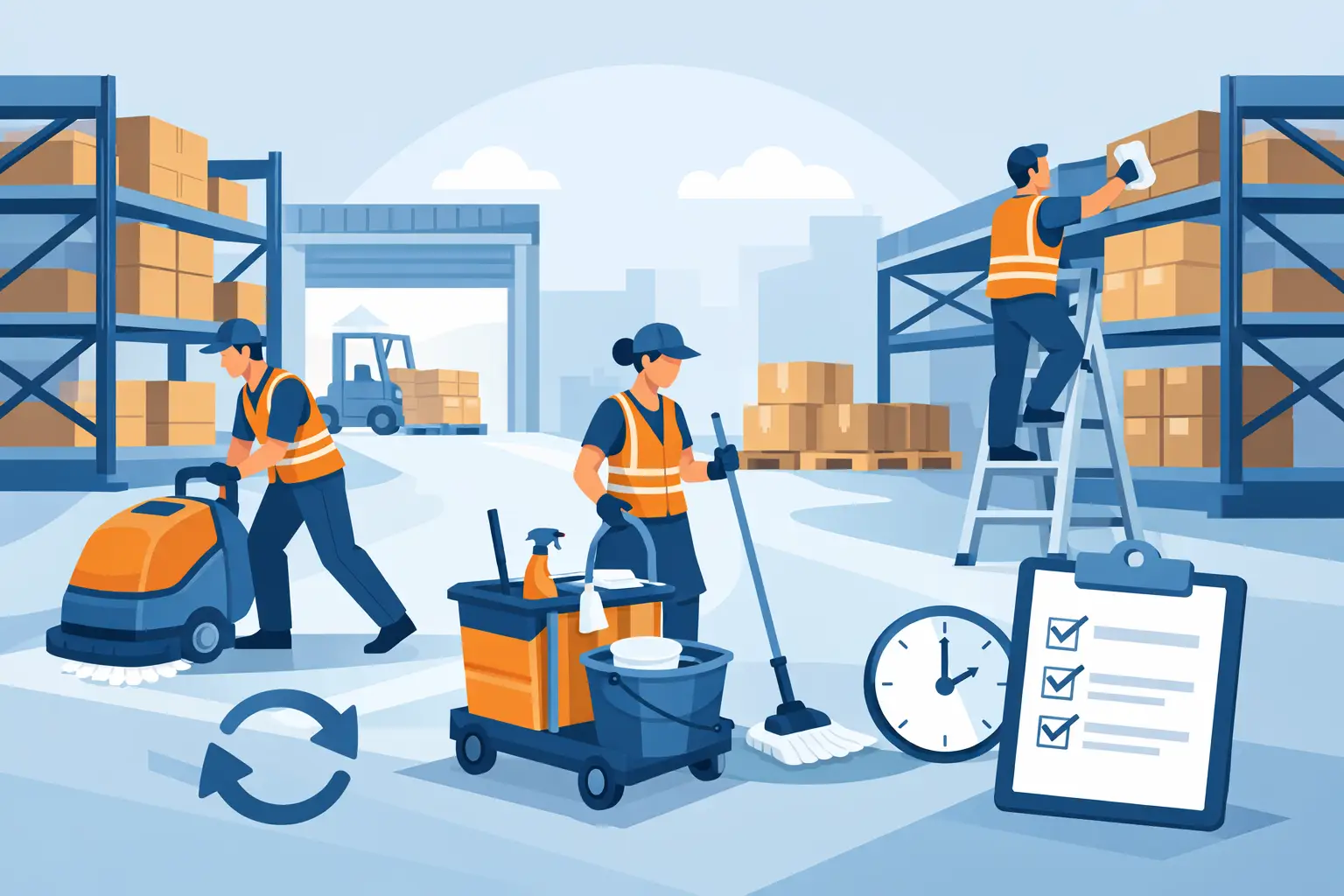 Warehouse Cleaning Example: A Practical Shift Plan 1 Warehouse Cleaning Example: A Practical Shift Plan